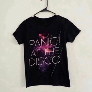 Panic At The Disco Galaxy Logo Tee Small